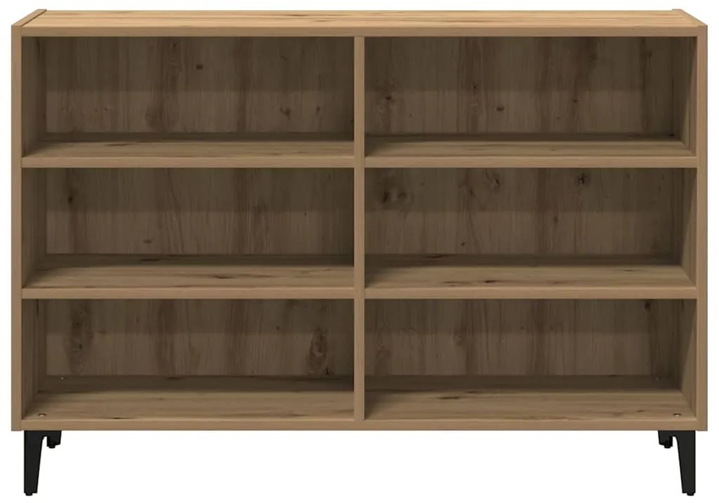 vidaXL Ραφιέρα Αρτισιανή Δρυς 103,5 x 35 x 70 εκ. από Επεξεργ. Ξύλο