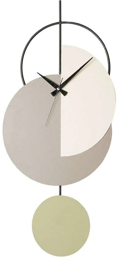 Ρολόι Τοίχου Madeco 902LMN1111 31x68cm Multi Wallity Metal