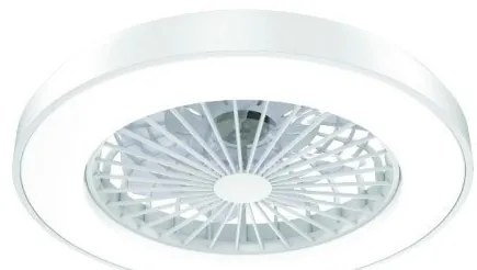 Ανεμιστήρας Οροφής LED 36W Dimmable Φ50 DC22W Aca-FANOKWH10G-Λευκό FANOKWH10G