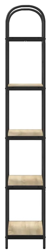 vidaXL Ράφι Βιβλίων Sonoma Δρυς 60 x 30 x 183 εκ Επεξεργασμένο ξύλο