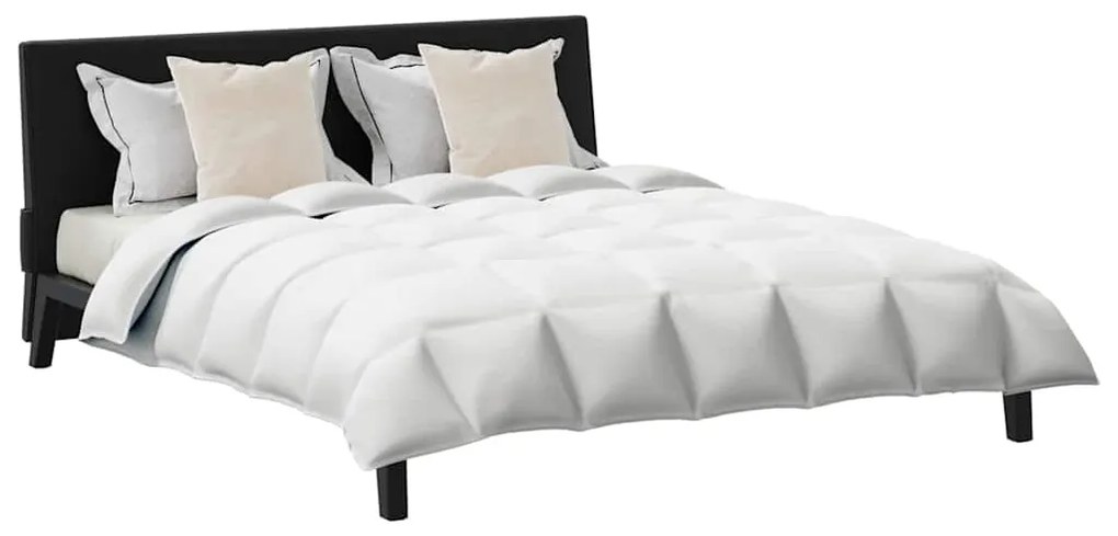 vidaXL Σετ Παπλωμάτων με μαξιλάρι 3 pcs Λευκό Φτέρος