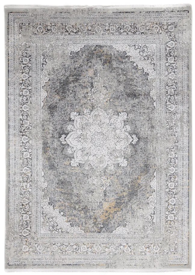 Χαλί Bamboo Silk 5989A L.GREY ANTHRACITE Royal Carpet - 160 x 230 cm - 11BAM5989A.160230 - 11BAM5989A.160230