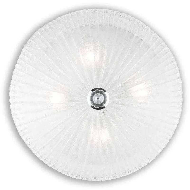 Φωτιστικό Οροφής-Πλαφονιέρα Shell 008615 50x20cm 4xE27 60W Clear Ideal Lux