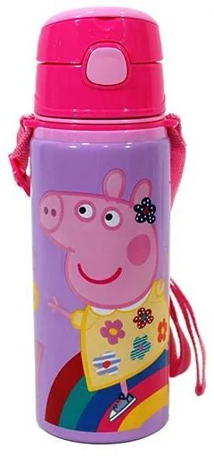 ΠΑΓΟΥΡΙ ΑΛΟΥΜΙΝΙΟΥ "PEPPA" 600ML ΜΕ ΛΟΥΡΑΚΙ