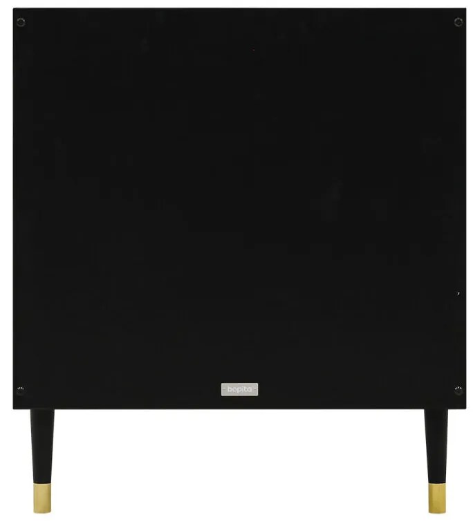 Βρεφικό Κρεβάτι Cloë 70x140cm  Matt Black  Bopita