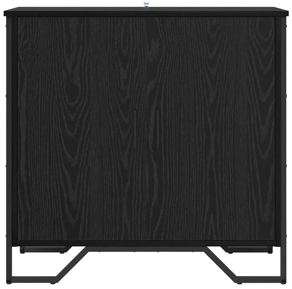 vidaXL Πλαϊνό γραφείο Μαύρη δρυς 78 x 35.5 x 74.5 εκ.