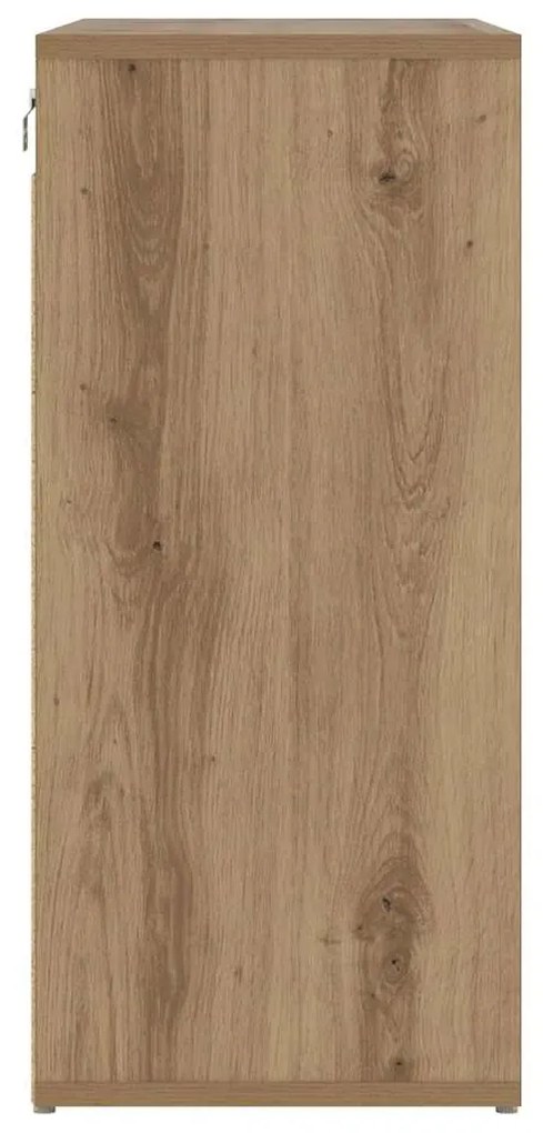 vidaXL Παπουτσοθήκη artisan δρυς 77.5 x 30 x 67 εκ. Επεξεργασμένο ξύλο