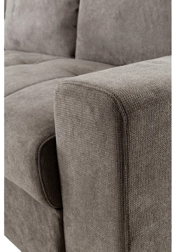 BILL ΚΑΝΑΠΕΣ ΚΡΕΒΑΤΙ ΓΩΝΙΑ ΑΡΙΣΤΕΡΗ TAUPE 241x173x94 - 70-0413