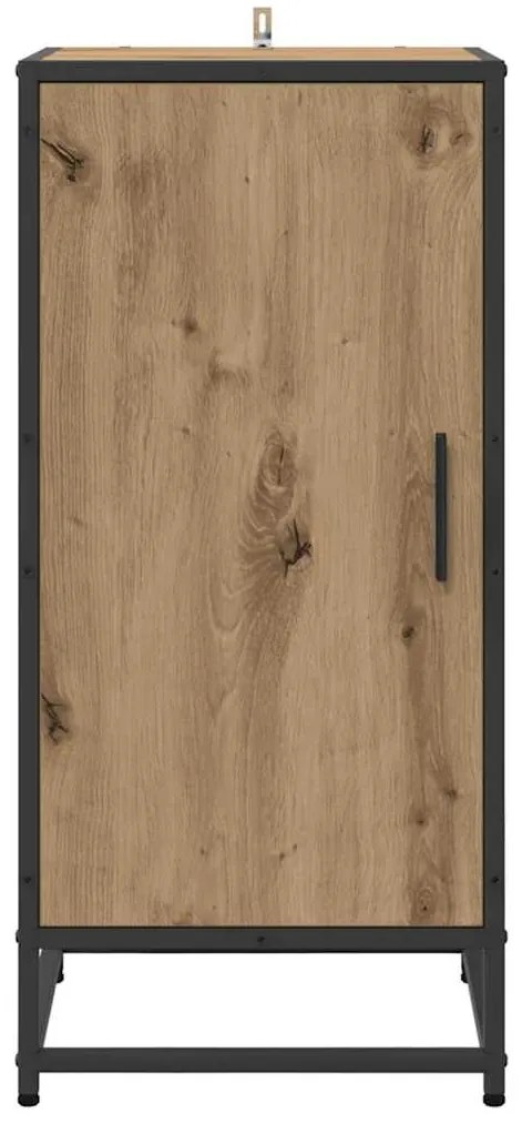 vidaXL Πλαϊνό γραφείο artisan δρυς 35 x 35.5 x 76 εκ