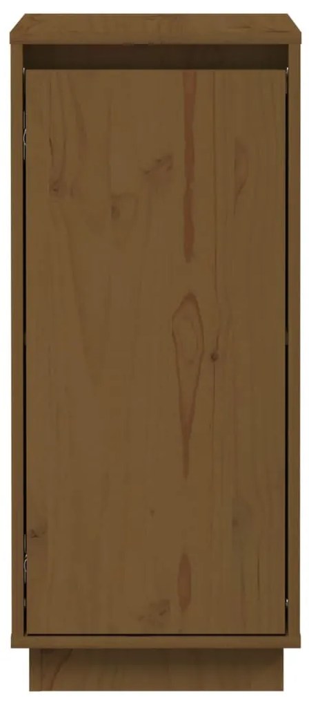 Ντουλάπι Καφέ Μελί 31,5 x 34 x 75 εκ. από Μασίφ Ξύλο Πεύκου - Καφέ