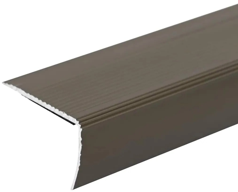 vidaXL Προστατευτικά ακμών σκάλας 30 pcs Καφέ 67 x 3.5 x 3 εκ