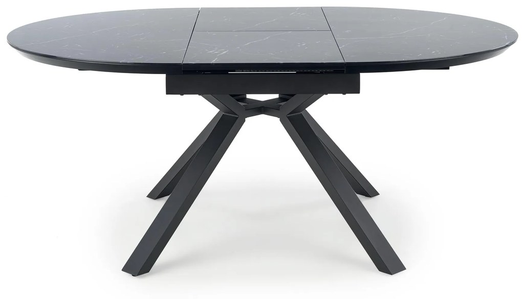 VERTIGO extension table, color: top - black marble, legs - black DIOMMI V-CH-VERTIGO-ST