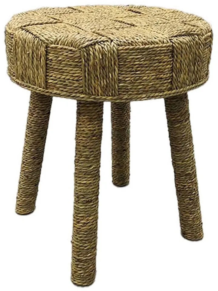Σκαμπό Rope 16-0885 38x38x45 Natural