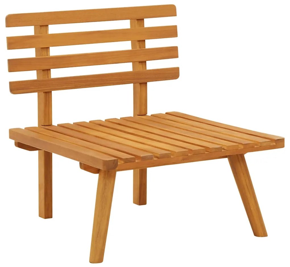 vidaXL Καρέκλα Κήπου από Μασίφ Ξύλο Ακακίας με Μαξιλάρια