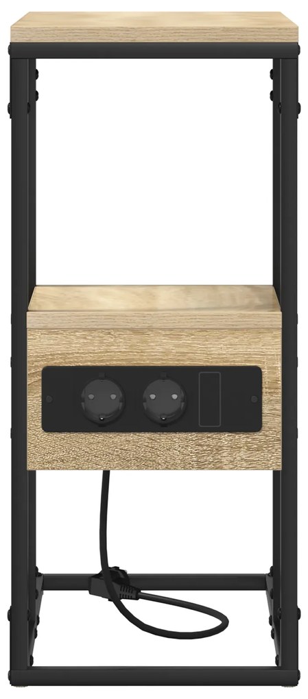 vidaXL Κομοδίνο Sonoma Δρυς 41.5 x 26 x 60.5 εκ Επεξεργασμένο ξύλο