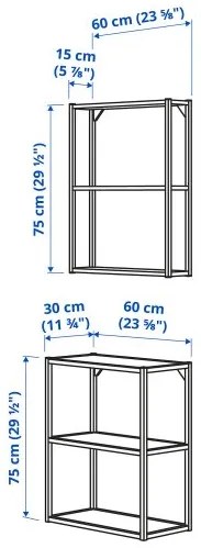 ENHET σύνθεση αποθήκευσης τοίχου/δαπέδου 893.315.77