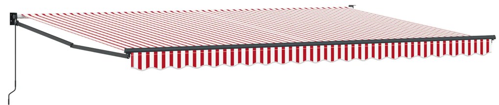 vidaXL Σκηνίτσα Αναδιπλούμενη Κόκκινο, Λευκό 500 x 300 εκ