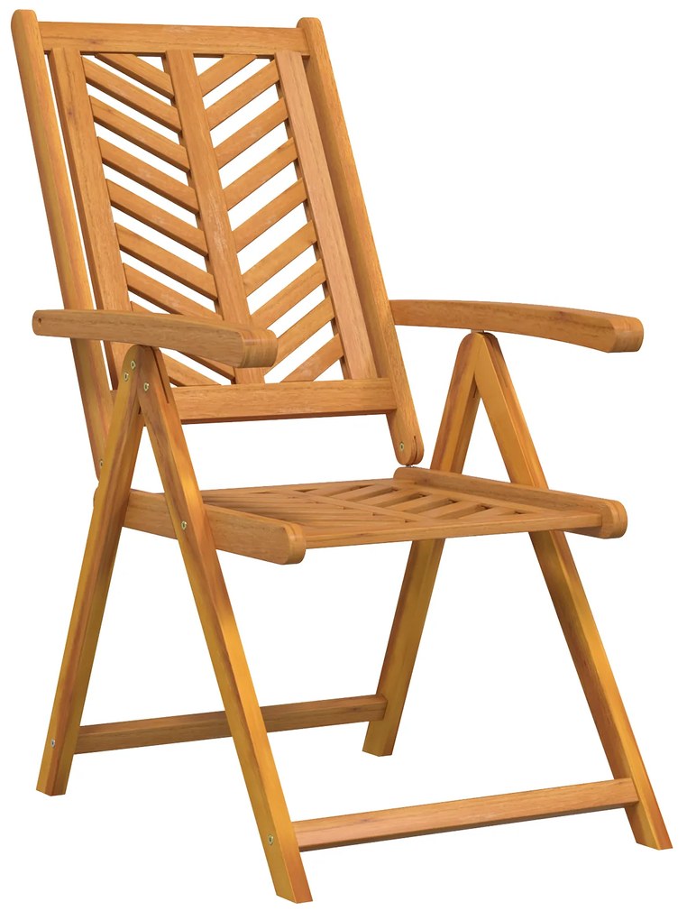 vidaXL Σέτ φαγητού για κήπο 7 pcs Καφέ 150 x 90 x 74 cm