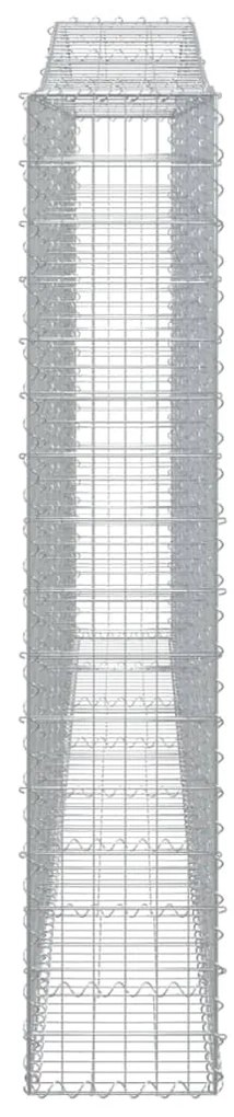 vidaXL Συρματοκιβώτια Τοξωτά 10 τεμ. 400x30x160/180 εκ. Γαλβαν. Ατσάλι