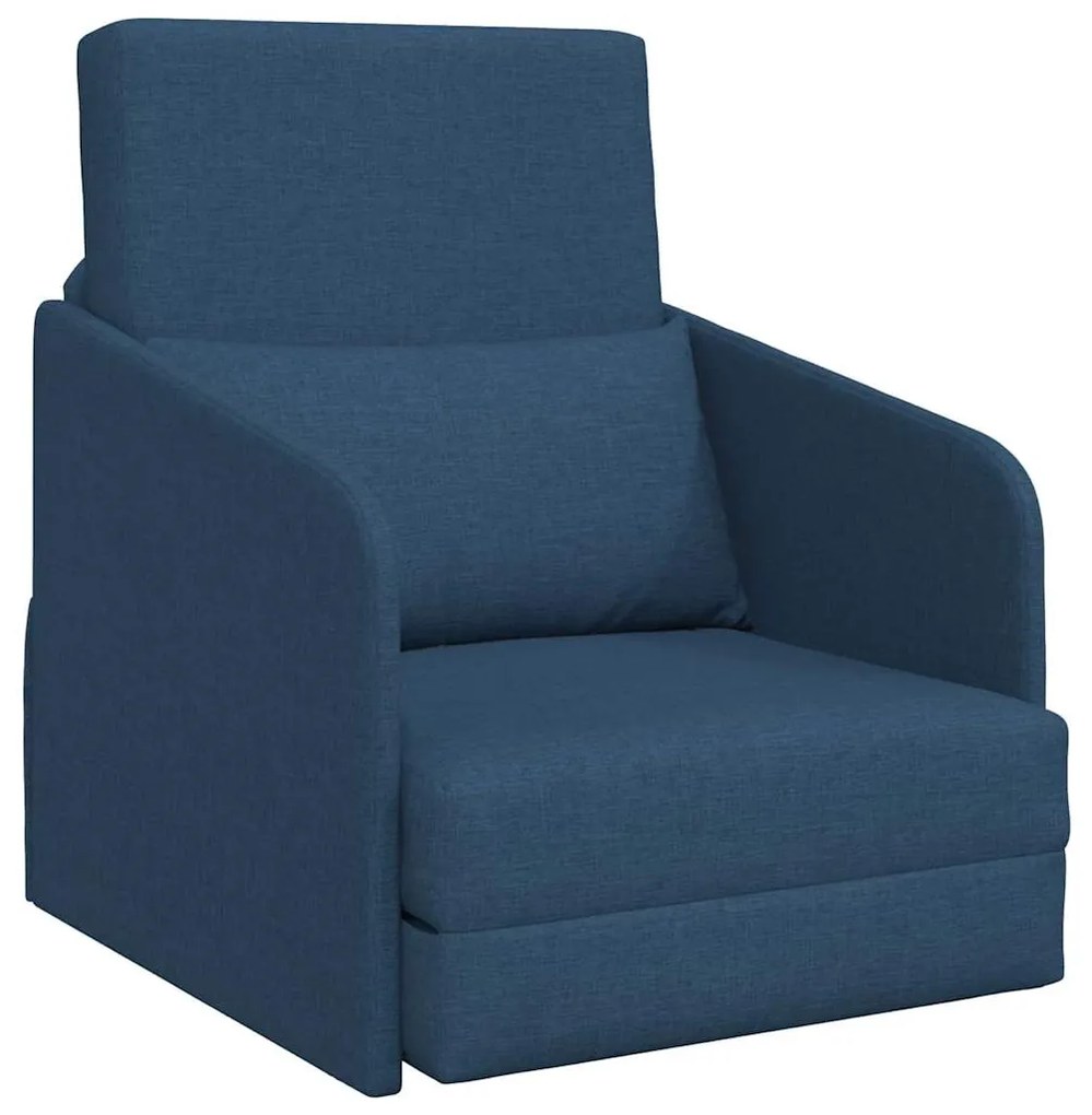 vidaXL Κρεβάτι καναπές Μπλε 65 x 80 x 83 εκ. ύφασμα