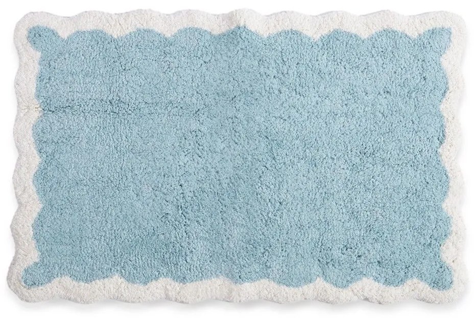 Ταπέτο Μπάνιου Claris Blue Nef-Nef Homeware 60Χ90 100% Cotton