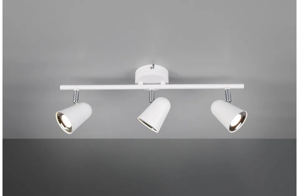 Σποτ Φωτιστικό Οροφής 3xLED 3,5W Κινητό Toulouse Trio Lighting-R82123131-Λευκό R82123131
