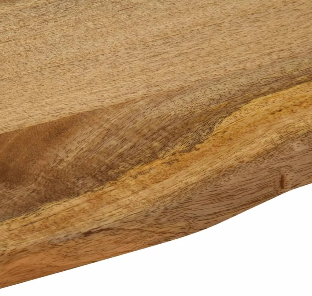 vidaXL Επιφάνεια Τραπεζιού 90x80x2,5 εκ. Live Edge Μασίφ Ξύλο Μάνγκο