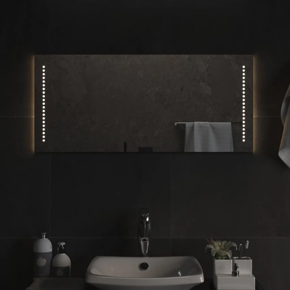 vidaXL Καθρέφτης Μπάνιου με LED 40x90 εκ.