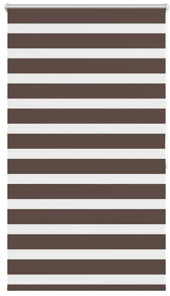 vidaXL Σύστημα Σκίασης Ρόλερ Zebra Καφέ 100 x 175 εκ.