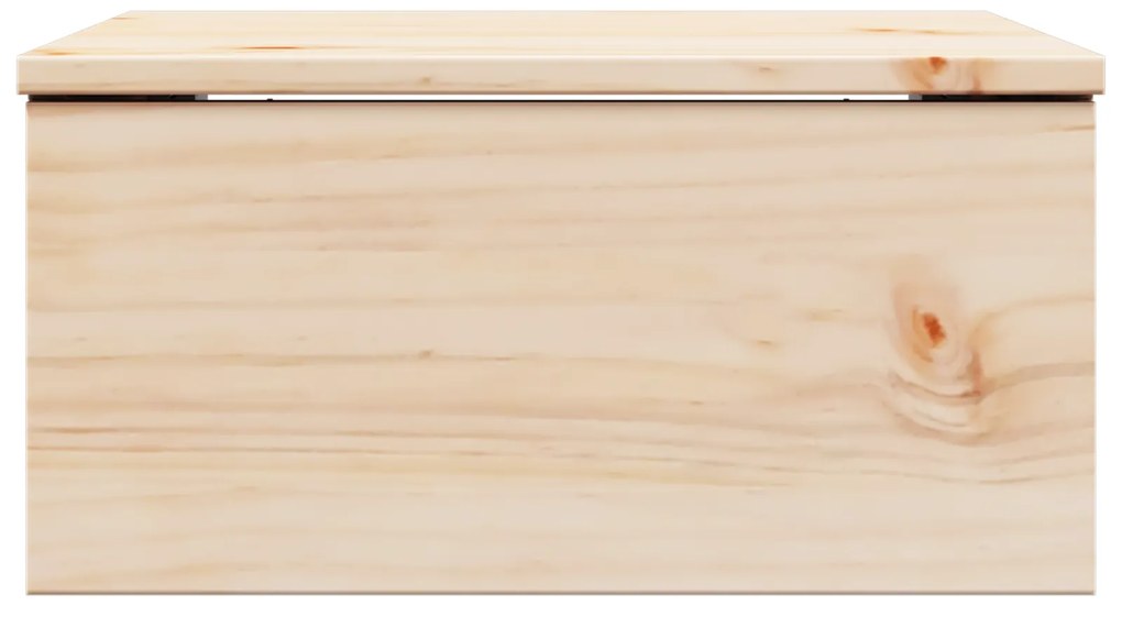 vidaXL Κομοδίνο με συρτάρι Καφέ 37 x 35 x 18.5 εκ Μασίφ ξύλο πεύκου
