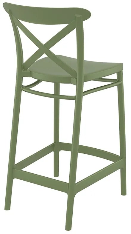 ΣΚΑΜΠΟ ΚΡΟΣ 65εκ.OLIVE GREEN ΠΟΛ/ΝΙΟΥ 45Χ50Χ96εκ. 45Χ50Χ96εκ. (Σετ 4 ΤΕΜ)