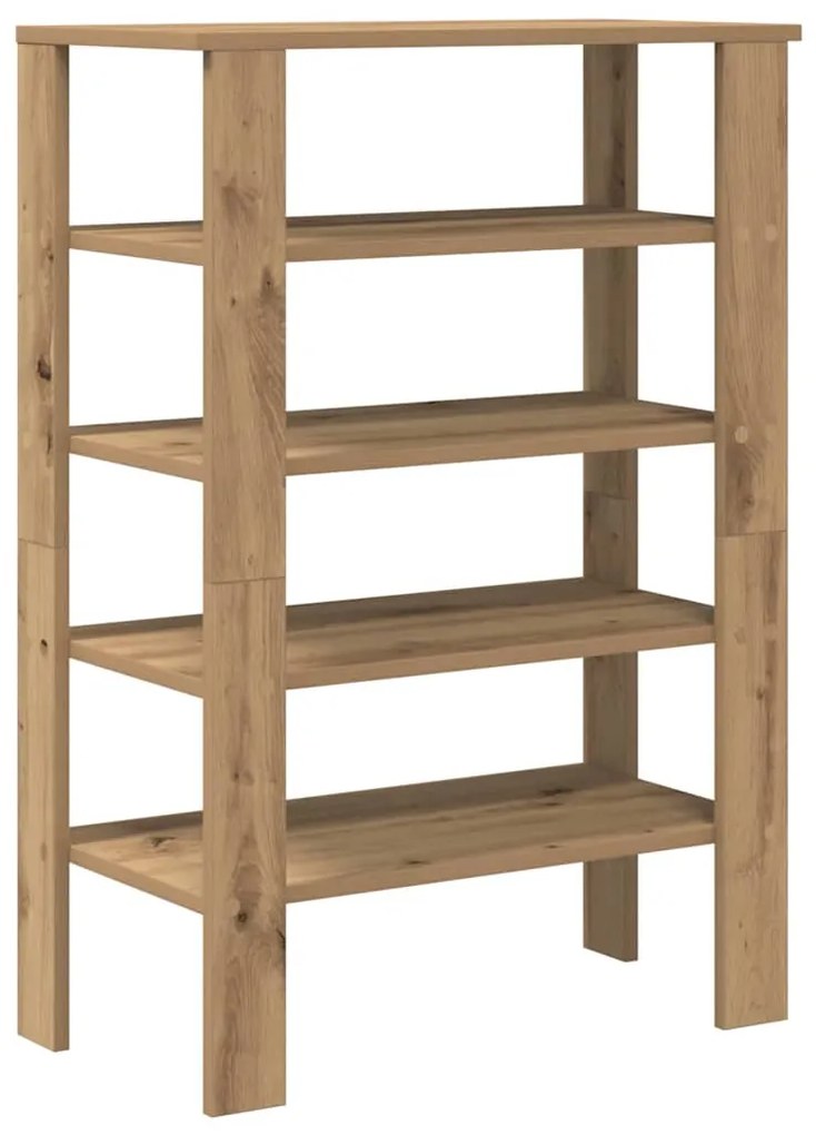 vidaXL Ράφι παπουτσιών Artisan Oak 61x32x87,5 cm Κατασκευασμένο ξύλο