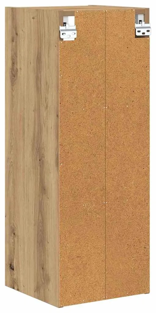 vidaXL Κρεμαστό ντουλάπι με αποθήκευση Artisan Oak 30 x 29,5 x 80 εκ.