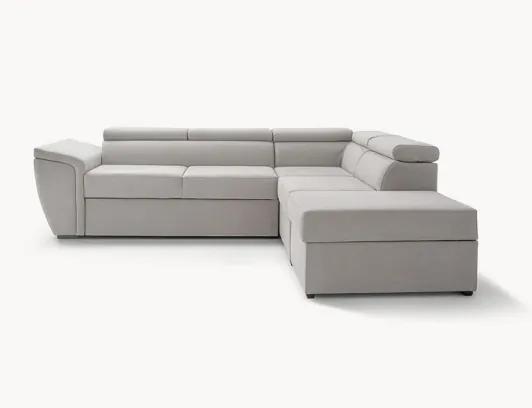 Γωνιακός καναπές - κρεβάτι Dolly Γκρι-Μπεζ 290x175x77cm - Δεξιά Γωνία - DYL-AL4624