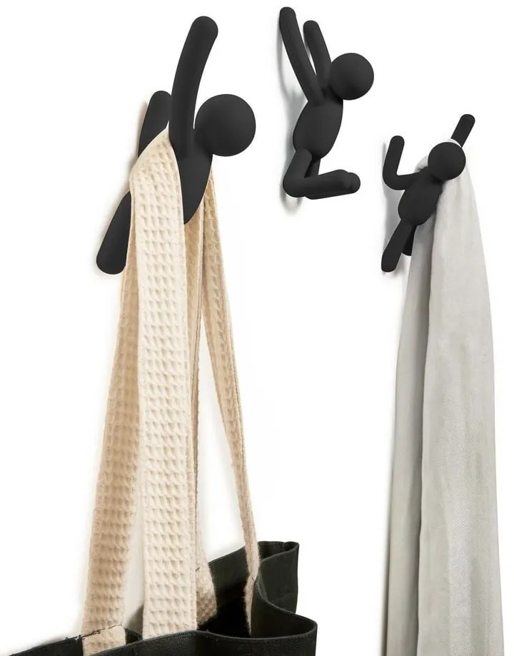 Κρεμάστρα Buddy Hook (3) 318165-040 Black Umbra Πολυπροπυλένιο