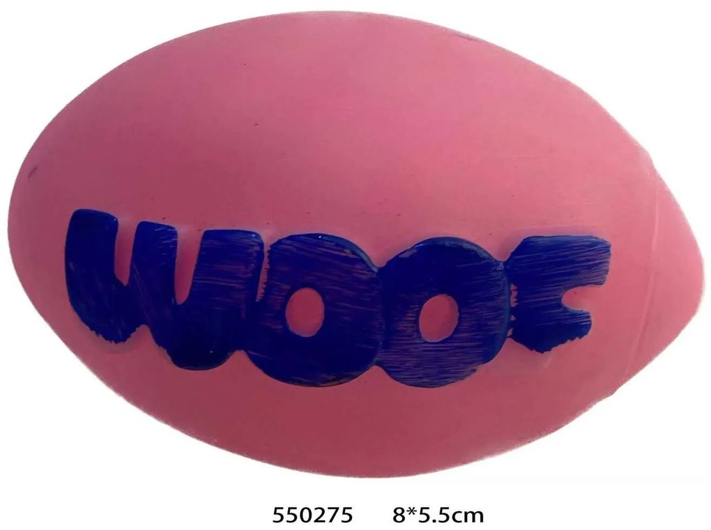 Παιχνίδι σκύλου Latex μπαλάκι - 8x5.5cm - 12pcs - 550275