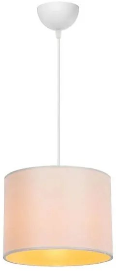 Pakoworld Φωτιστικό Οροφής PWL-1115 1xΕ27 Φ22x60εκ Κρεμ-Λευκό 147-000057