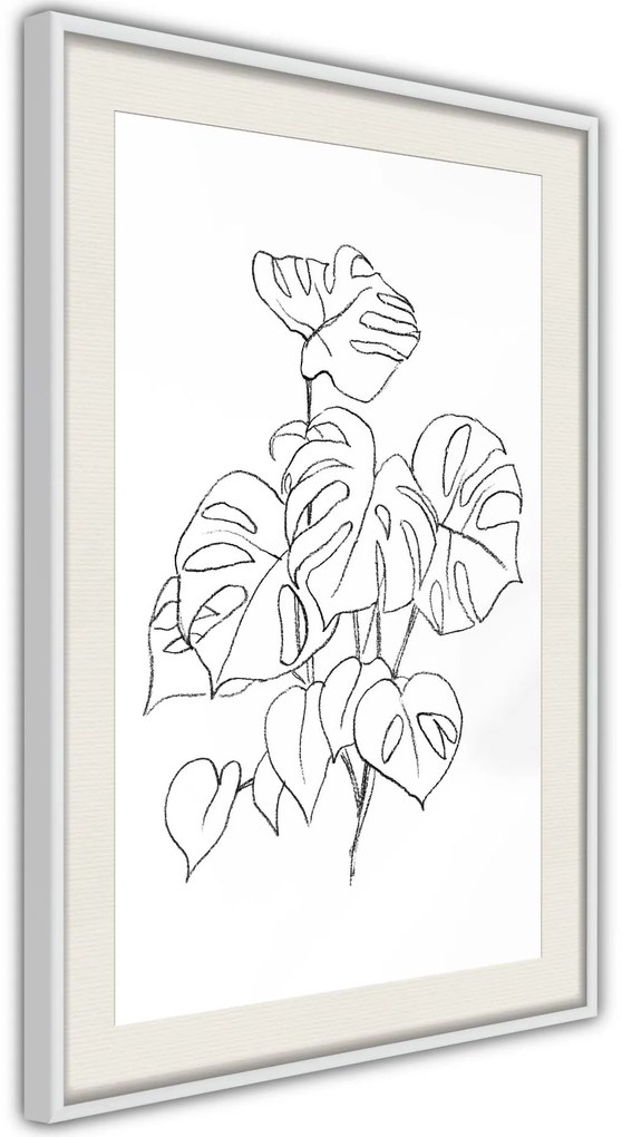 Αφίσα - Bouquet of Leaves - 20x30 - Χρυσό - Με πασπαρτού