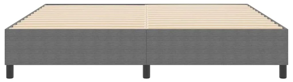 vidaXL Κρεβάτι με ελατήρια Ανοιχτό γκρι 200 x 200 cm Βελούδο