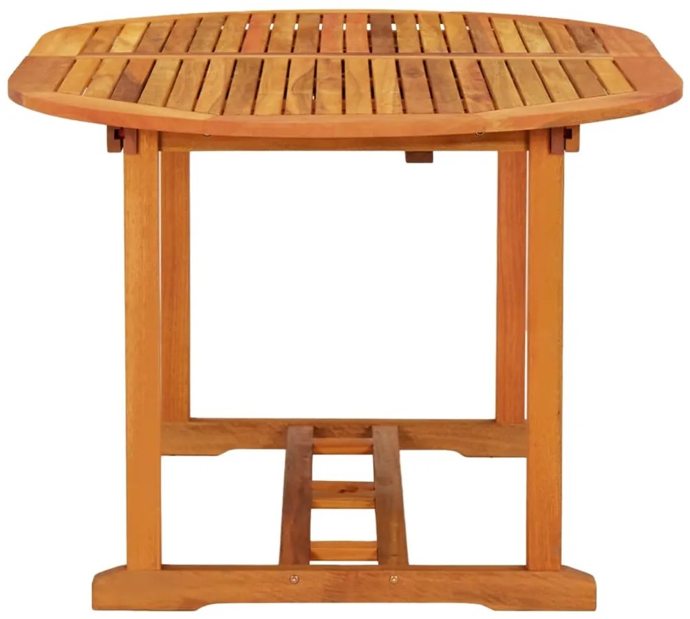 vidaXL Τραπέζι Κήπου 200 x 100 x 75 εκ. από Μασίφ Ξύλο Ευκαλύπτου