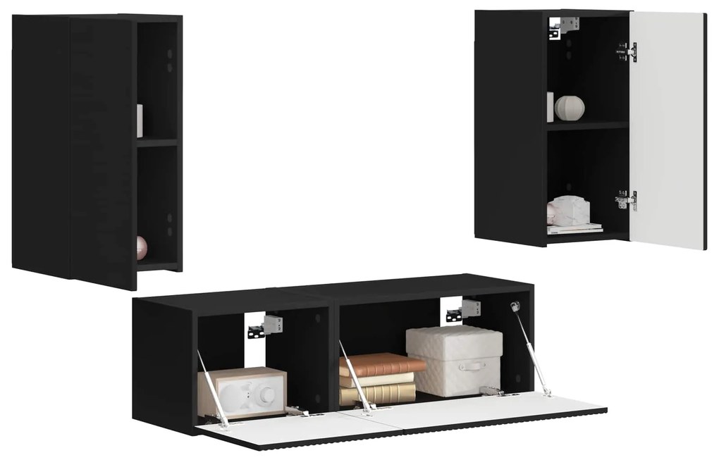 vidaXL Μαύρο 60 x 31 x 29,5 εκ