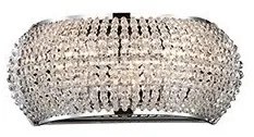 Απλίκα-φωτιστικό τοίχου PASHA AP3 κρυστάλλινο Ideal Lux-82264-Χρώμιο 082264