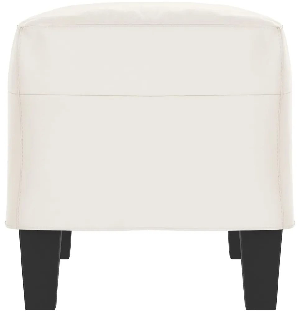 vidaXL Πάγκος Μπεζ 70 x 35 x 41 εκ. από Ύφασμα Μικροϊνών