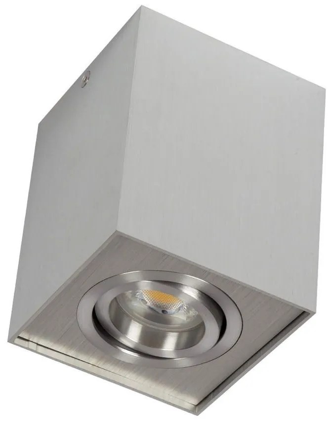 Φωτιστικό Οροφής - Σποτ Nickel 96x96x125mm VK/03005/AL VKLed Aluminium