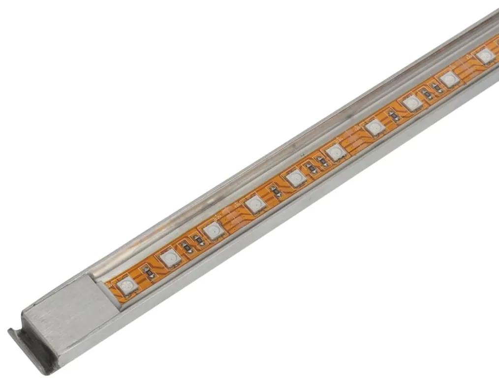Σιντριβάνι Πισίνας Ορθογώνιο με LED 60 εκ. από Ανοξείδωτο Ατσάλι - Λευκό