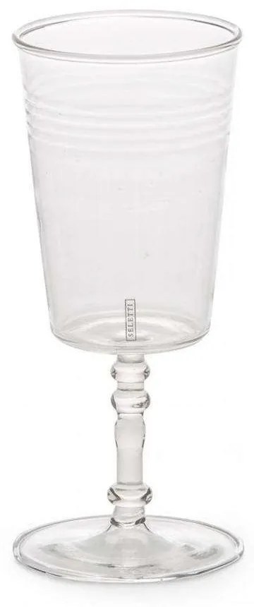 Ποτήρι Κρασιού Estetico Quotidiano 10628 7,2x16cm Clear Seletti Glass