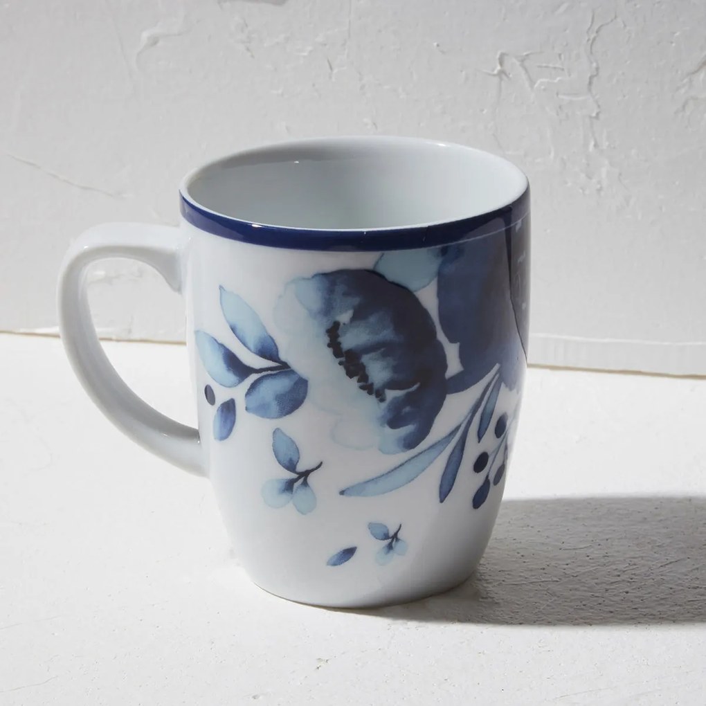 Κούπα Καφέ 330ml Πορσελάνινη Estia Home Art Blue Rose 07-16159