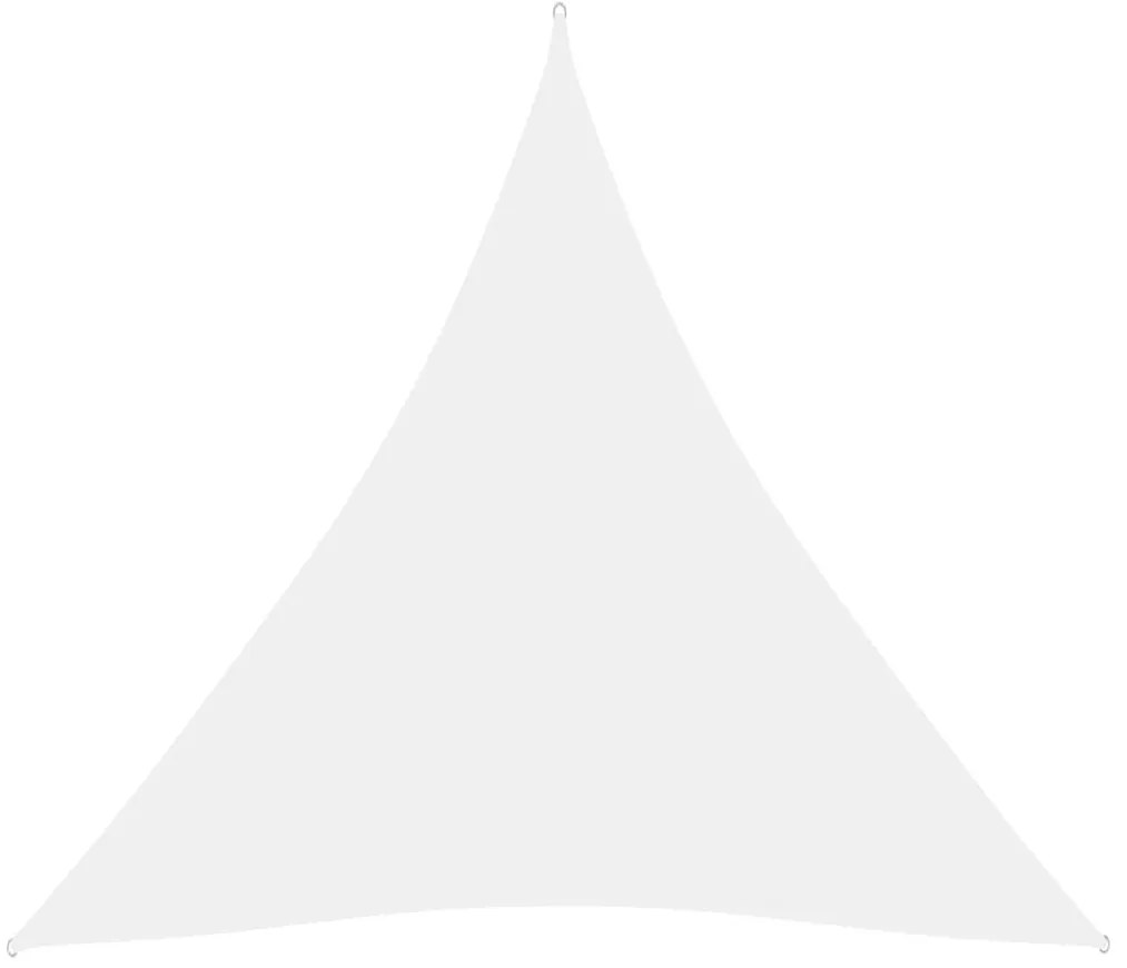 Πανί Σκίασης Τρίγωνο Λευκό 4,5 x 4,5 x 4,5 μ. από Ύφασμα Oxford - Λευκό