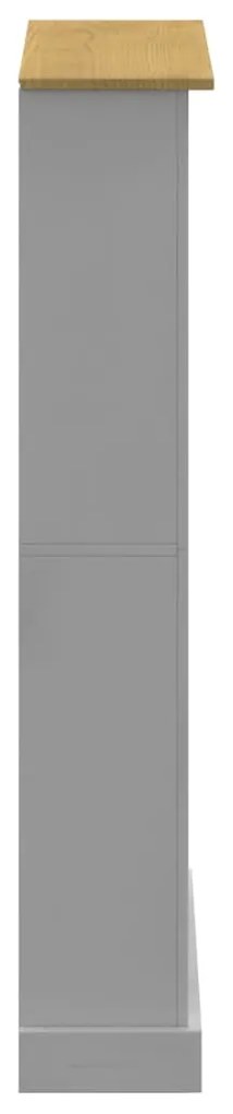 vidaXL Βιβλιοθήκη 4 Επ. Γκρι Μεξικ. Στιλ Corona 81x29x150 εκ.