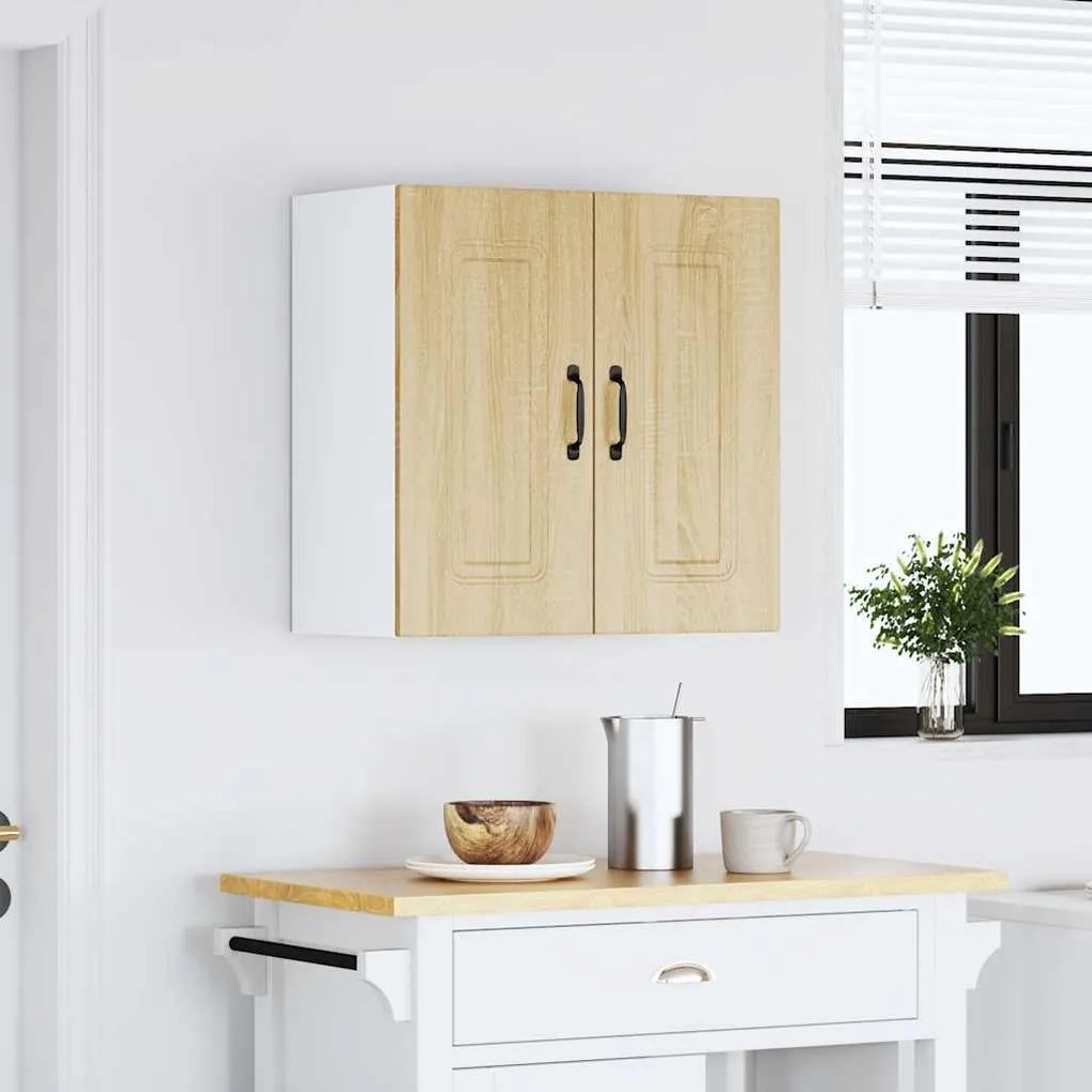 ντουλάπι τοίχου κουζίνας "Kalmar" Sonoma Oak Engineered Wood - Καφέ